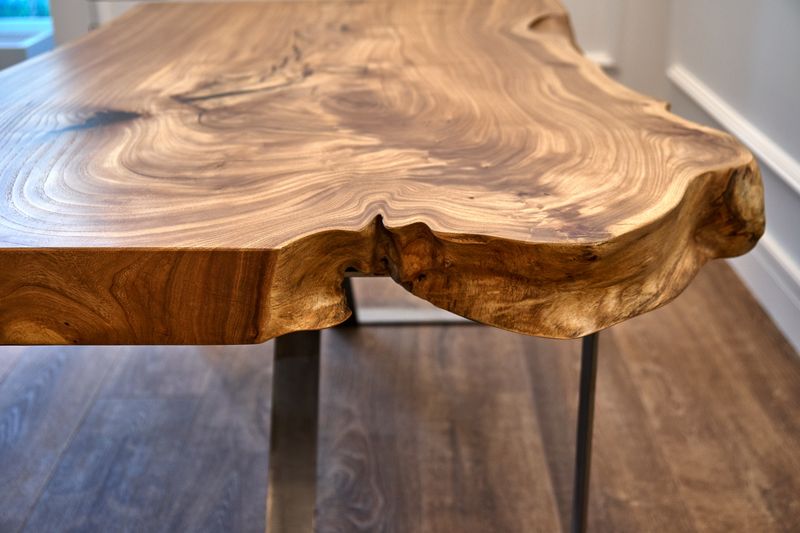 11 Texas Farm Table Types Built For Everyday Use - Decor Hint Live Edge Farm Table