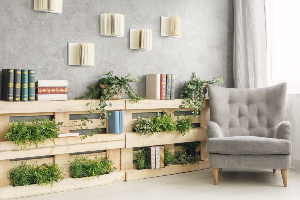 9 Creative DIY Home Decor Ideas Using Recycled Items - Decor Hint Rustic Chic: Wooden Pallet Shelves