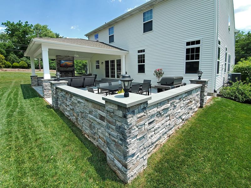 8 Pennsylvania Porches Built For Relaxed Small-Town Evenings - Decor Hint Stone Porch Columns and Railings