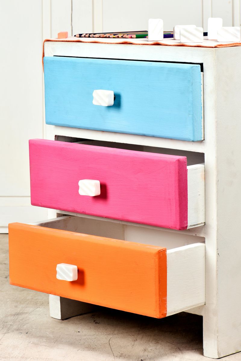 Simple Design Updates That Can Refresh Old Wood Cabinets - Decor Hint Paint Them A Bold New Color