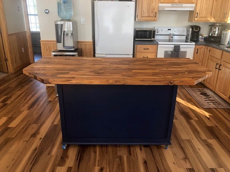 9 Illinois Kitchen Remodels That Add Value Without Breaking The Bank - Decor Hint Butcher Block Island Addition