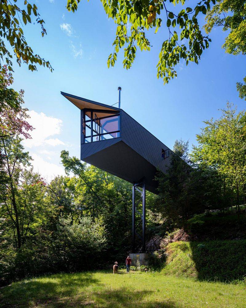 6 North Carolina Mountain Cabins With Views As Stunning As Their Interiors - Decor Hint Highlands Modernist Mountain Retreat