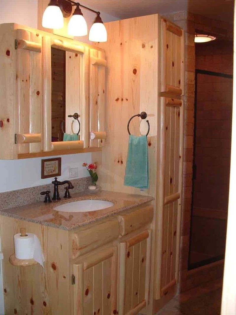 12 Utah Cabin Bathrooms That Might Capture Timeless Charm - Decor Hint Pinewood Cabinets