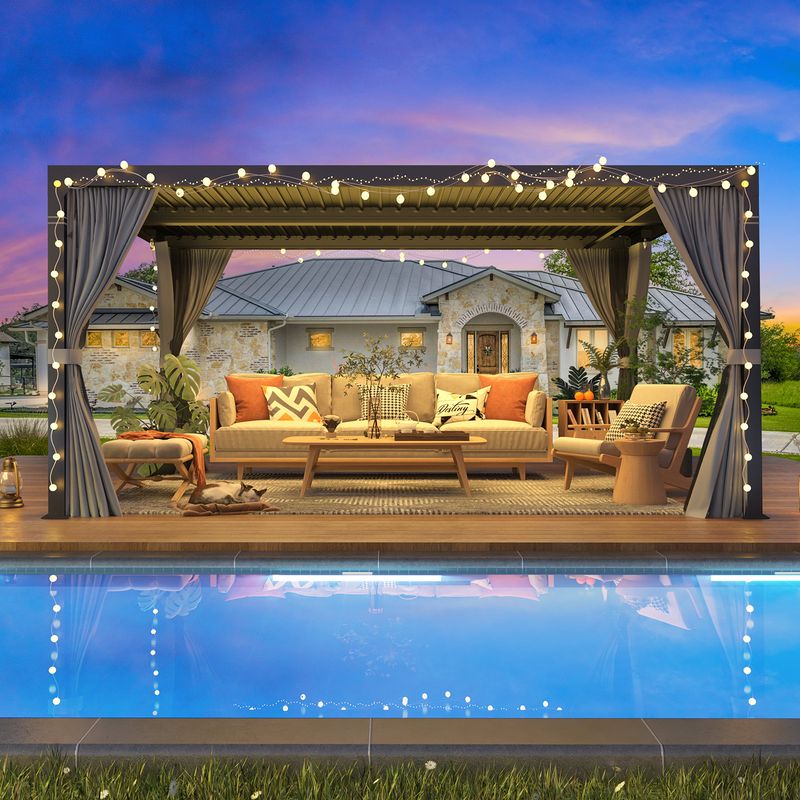 10 Georgia Garden Layouts That Feel Like Outdoor Living Rooms - Decor Hint Poolside Paradise Lounge