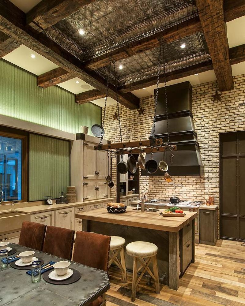 12 Arizona Rustic Kitchens That Could Capture The Desert Living Vibe - Decor Hint Exposed Beam Rustic Kitchen