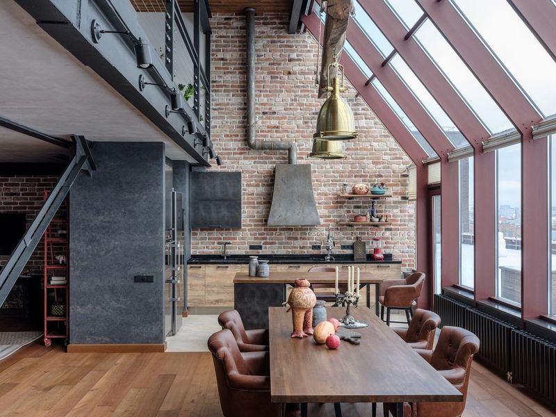 7 Illinois Urban Lofts Perfectly Showcasing Industrial Décor - Decor Hint Aurora's Steel Beam Sanctuary