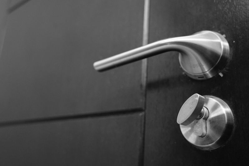 Modern Door Hardware Swap