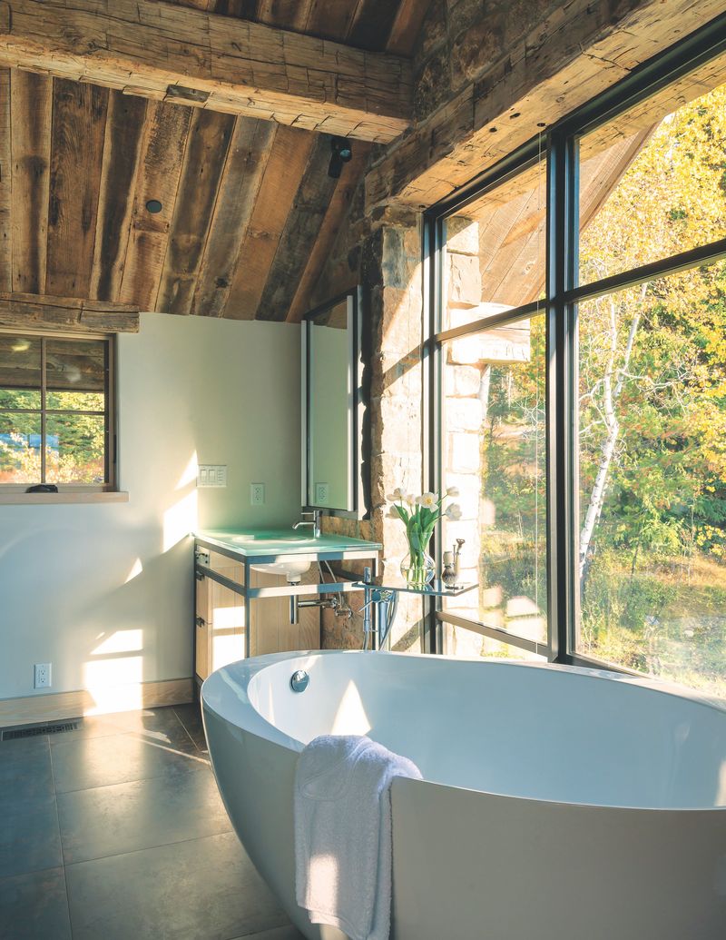 12 Utah Cabin Bathrooms That Might Capture Timeless Charm - Decor Hint Freestanding Bathtubs