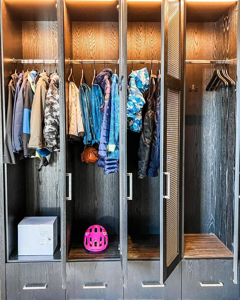 7 Montana Mudroom Benches Built For Boot Season - Decor Hint Vintage Lockers | Modern Makeovers