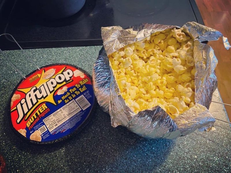 12 Vintage Michigan Meals That Bring Back '80s Memories - Decor Hint Jiffy Pop Popcorn