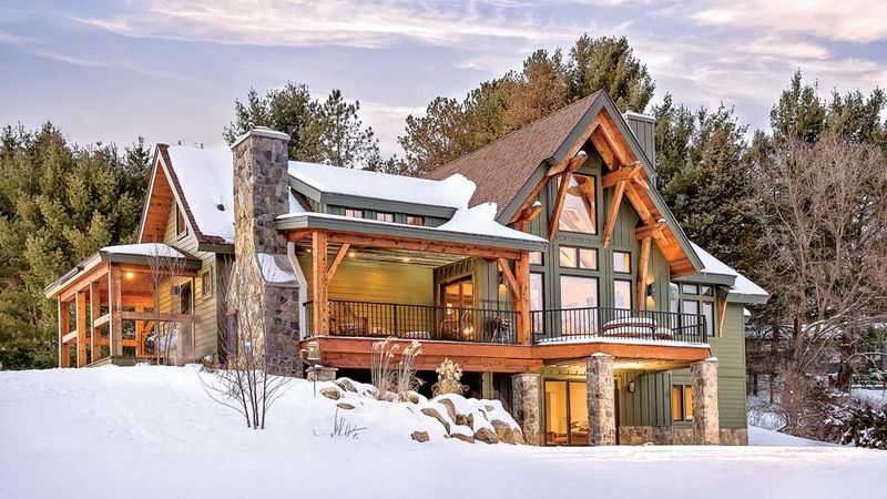 9 New York Country Cottages With Timeless Cozy Decor - Decor Hint Timber-Frame Cottages