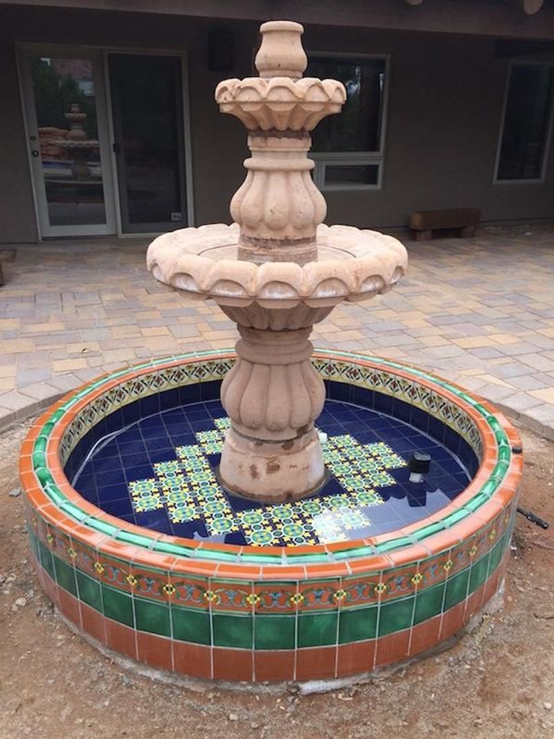 12 Courtyard Styles In New Mexico That Feel Warm And Timeless - Decor Hint Fountain Features