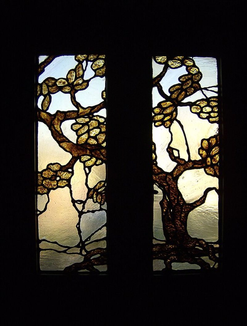 8 California Craftsman Homes Featuring Rare, Timeless Details - Decor Hint Stained Glass Windows That Tell Stories at Thorsen House