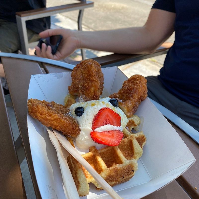 Bruges Waffles & Frites in Downtown SLC
