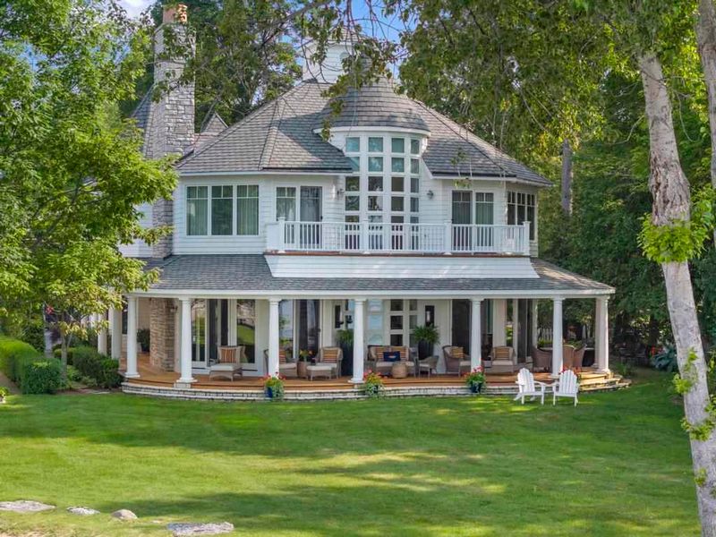10 Michigan Front Porches That Could Be Featured In Southern Living - Decor Hint Lakeside Luxury in Harbor Springs