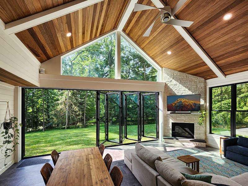 8 Pennsylvania Sunrooms That Soak Up Every Ray - Decor Hint Modern Glass-Enclosed Sunroom
