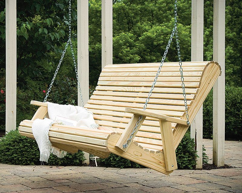 9 Porch Swing Styles That Define Outdoor Living In Kentucky - Decor Hint High-Back Rocking Swings