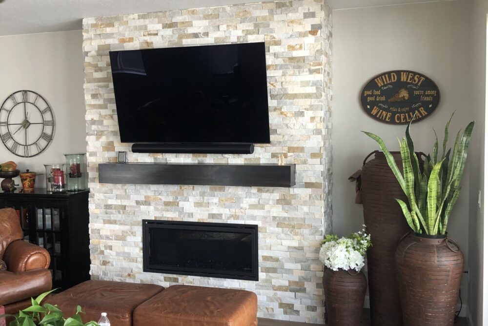 TV Above The Fireplace