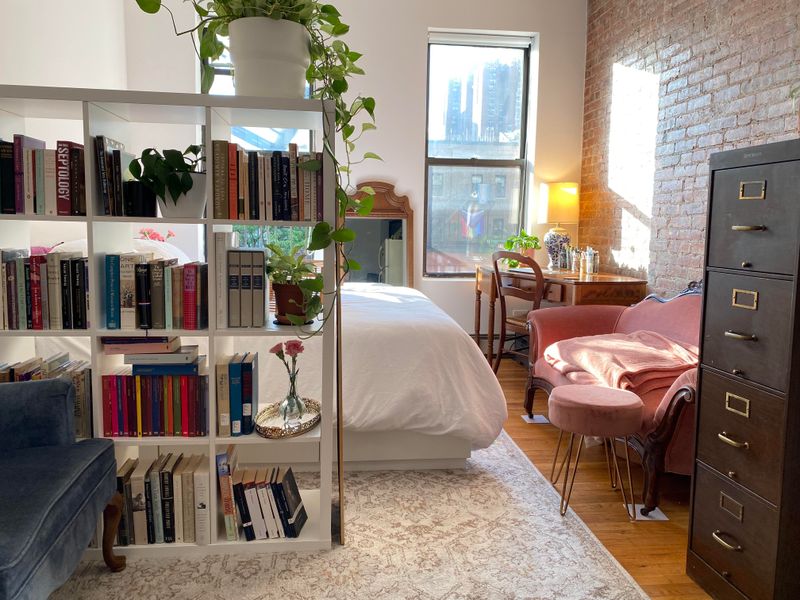 8 New York Apartment Layout Hacks That Actually Work In Tiny Spaces - Decor Hint Room Dividers That Double As Storage