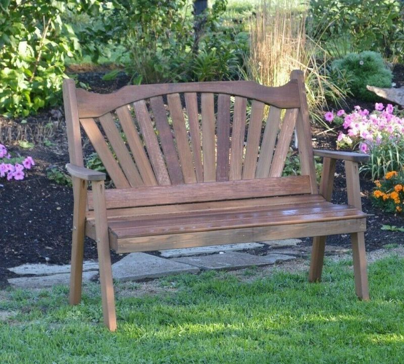 12 Charming Front Porches In Pennsylvania With Nostalgic Summer Feel - Decor Hint Cedar Benches