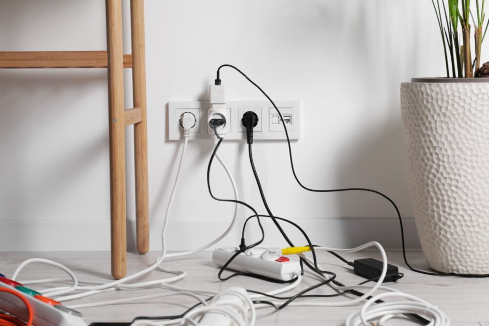 Visible Appliance Cords - Decor Hint