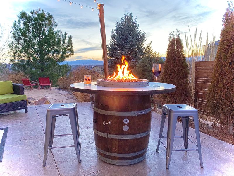 Reclaimed Wine Barrel Beauty