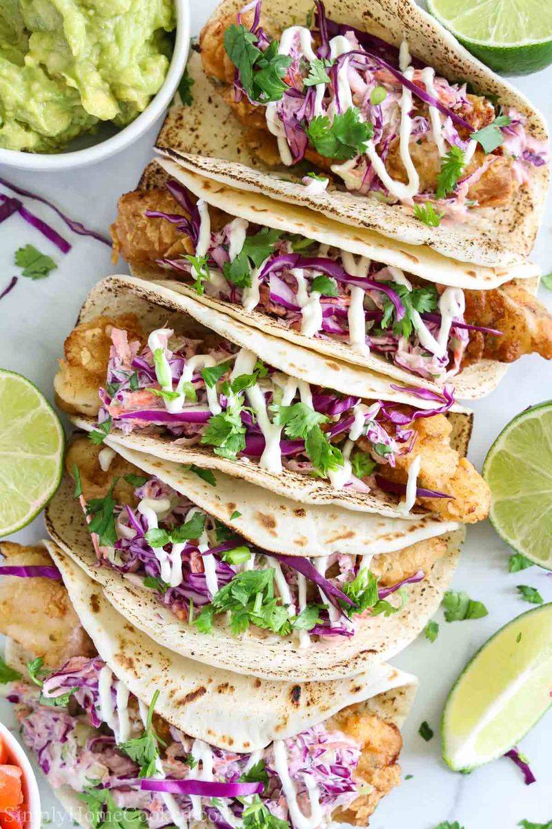 15 Easy Mexican Dinner Ideas Perfect For Busy Nights In Florida - Decor Hint Air Fryer Chipotle Lime Fish Tacos