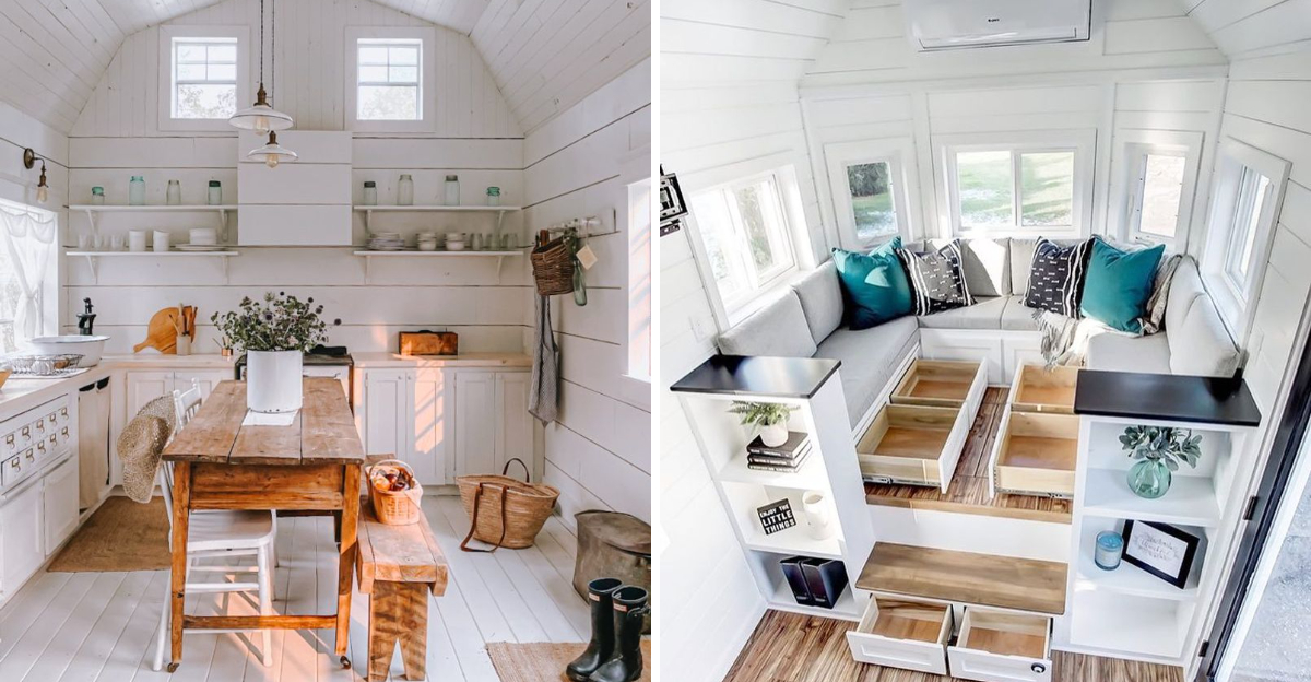 We Turned A Run-Down Shed Into A Cozy Tiny House, Here's How - Decor Hint We Turned A Run Down Shed Into A Cozy Tiny House Heres How - Decor Hint