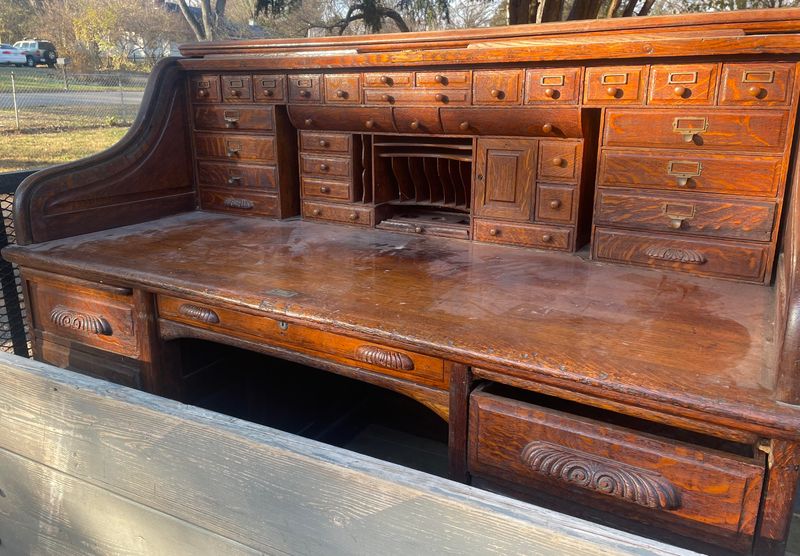 In California, These 9 Interior Antiques Might Sell For Pennies And These 9? Don't Even Try - Decor Hint Barely Worth the Space: Heavy Antique Desks