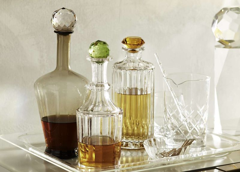 In California, These 9 Interior Antiques Might Sell For Pennies And These 9? Don't Even Try - Decor Hint Bargain Basement: Crystal Decanters