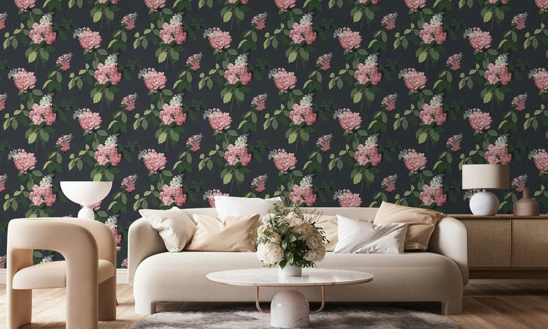 Bold Floral Wallpaper