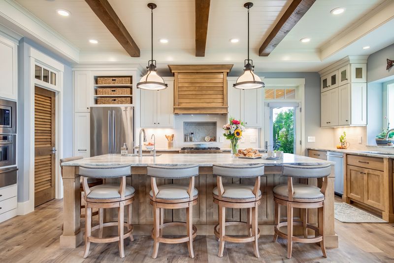 How To Bring The Warmth Of New Hampshire Pine Kitchens Into Your Home - Decor Hint Adding Pine Beams Or Ceilings For Architectural Charm
