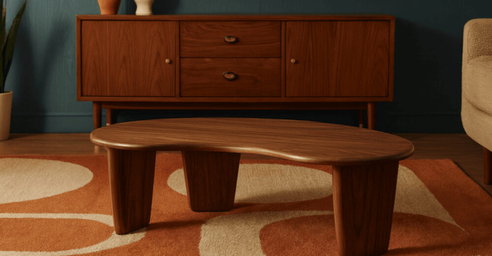 10 Austin Living Rooms Features Layered In Retro 70s Warmth And Curves - Decor Hint