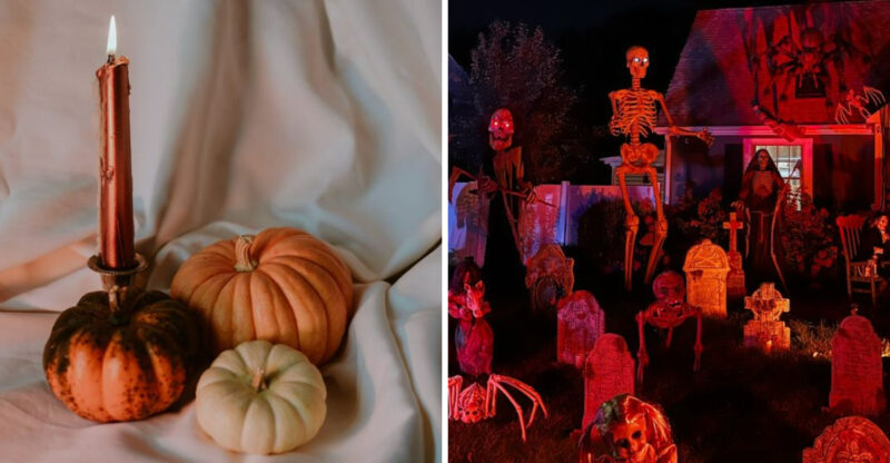 10 Black-And-White Halloween Themes In Washington Homes