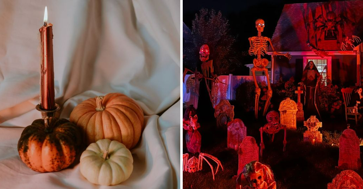 10 Black And White Halloween Themes In Washington Homes - Decor Hint