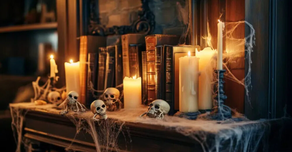 10 Haunting Mantelpiece Makeovers Add Spooky Elegance To Georgia Homes - Decor Hint