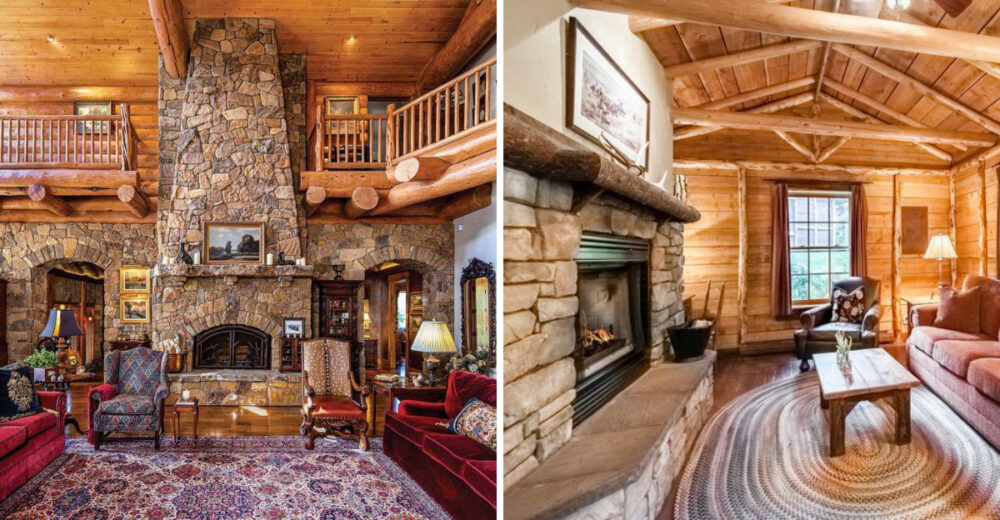 10 Minnesota Cabins With Stone Fireplaces That Anchor The Room - Decor Hint