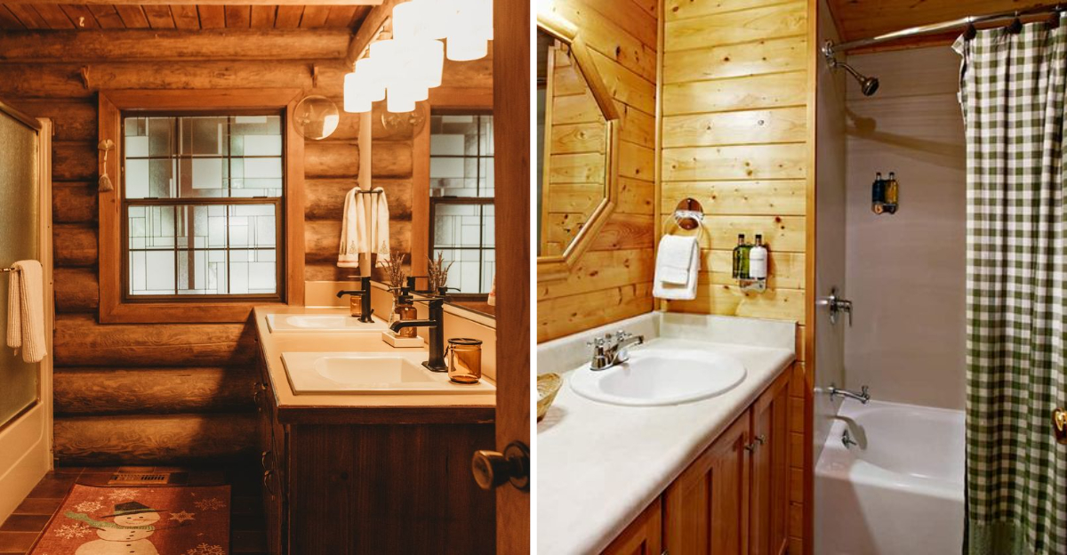 12 Cabin Bathrooms In Washington That Could Feel Like A Spa Retreat - Decor Hint