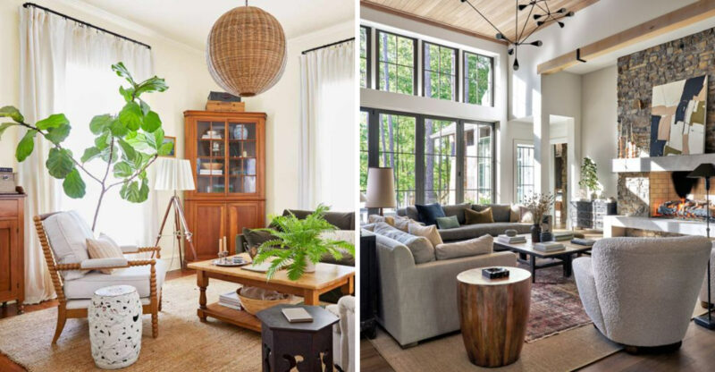 12 Georgia Farmhouse Living Rooms That Stay Cozy All Year