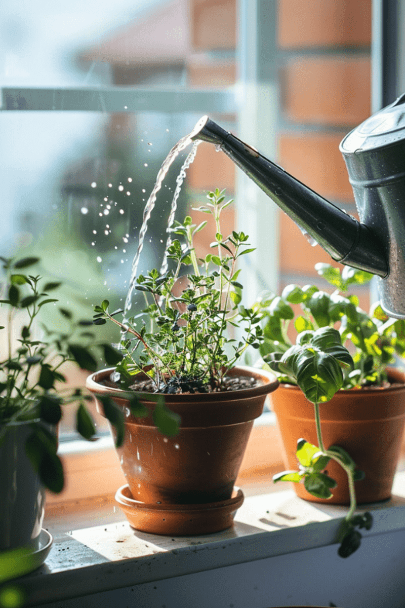 Spicy Potted Herbs