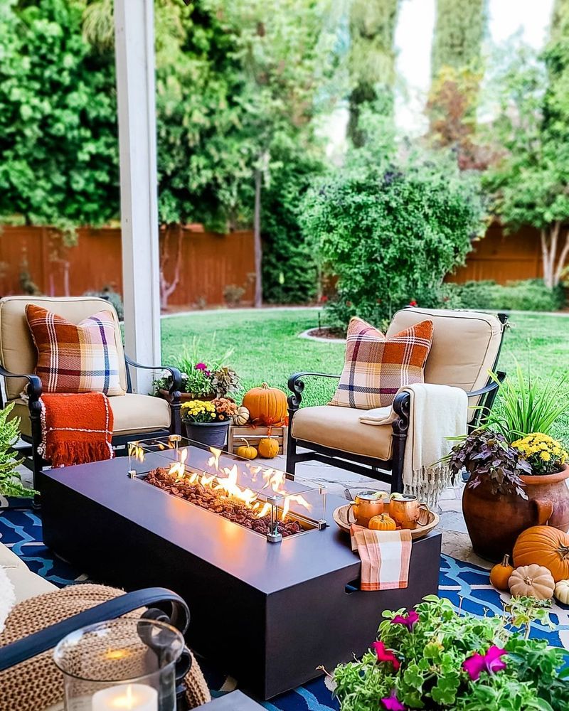 Porch Pumpkin Arrangements with Native Greenery