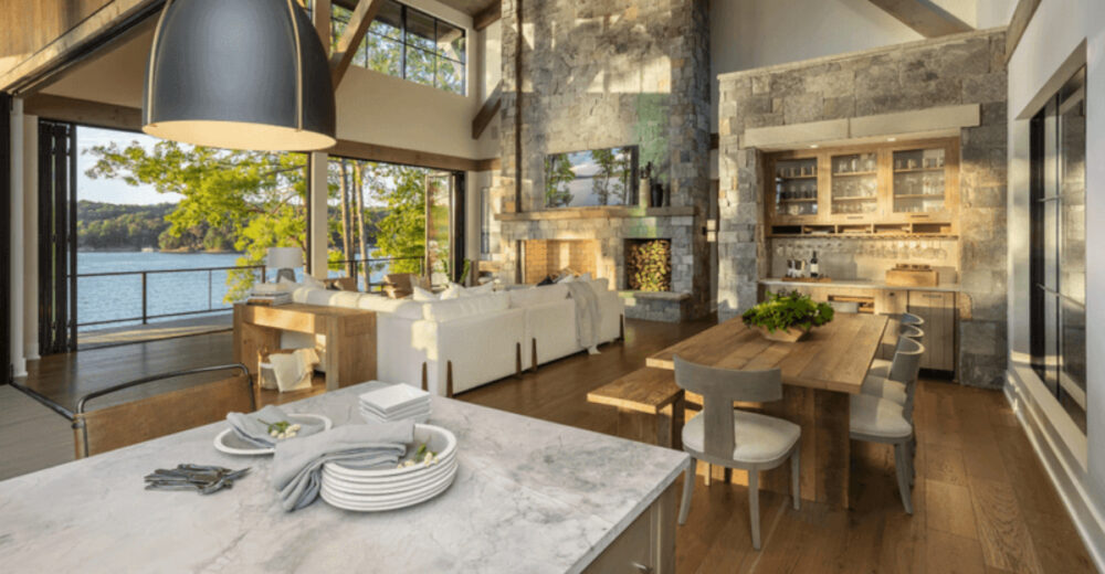 12 Minnesota Cabin Kitchens That Anchor The Living Room - Decor Hint