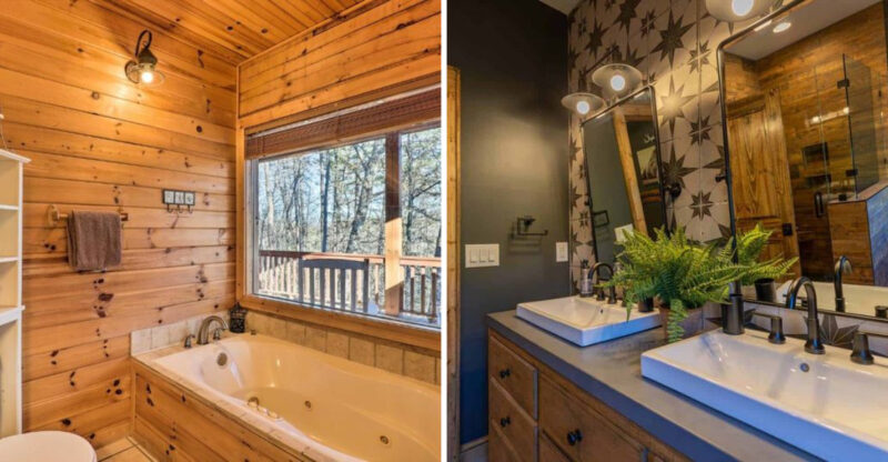 12 North Carolina Cottage Bathrooms With Storybook Charm