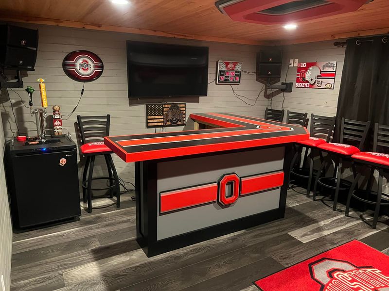 12 Ohio Basement Game Rooms Done In A Weekend - Decor Hint Sports Bar Sensation
