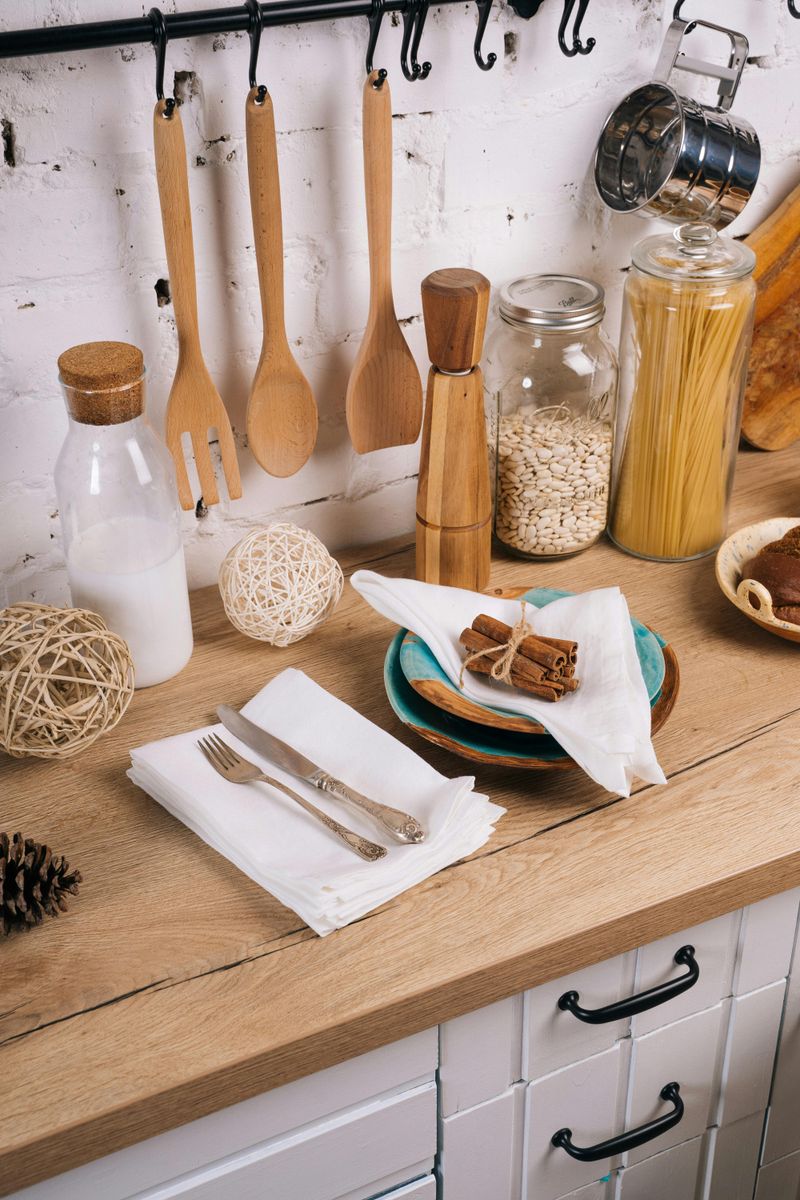 Hang Wooden Utensils On Display