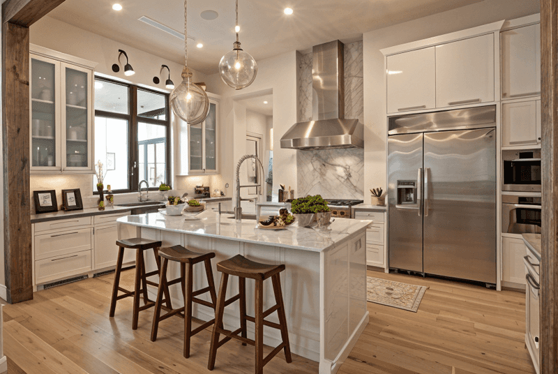 12 Texas Ranch Kitchens Great For Weekend Entertaining - Decor Hint Open-Concept Kitchen Layouts For Large Gatherings