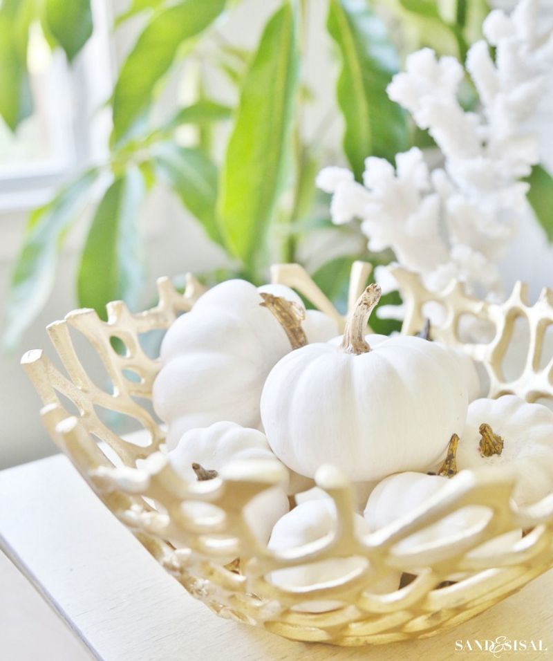 Coastal-Inspired Pumpkin Arrangements