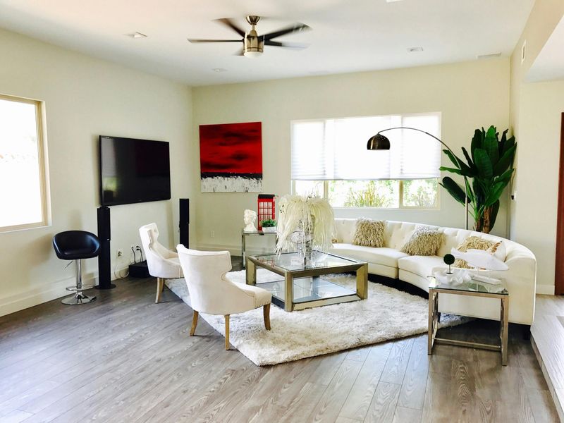 Use lighter paint colors on walls and ceilings