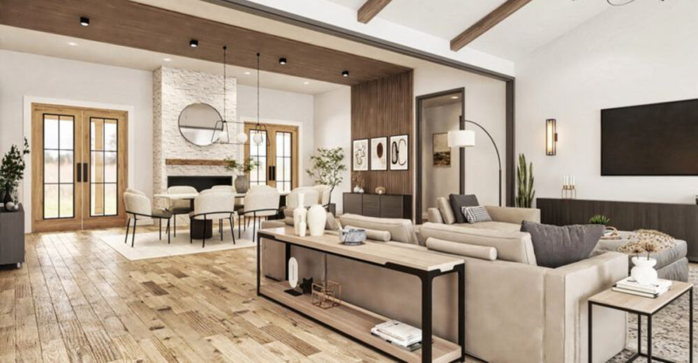 12 Wisconsin Farmhouse Living Rooms Built For Family Nights - Decor Hint