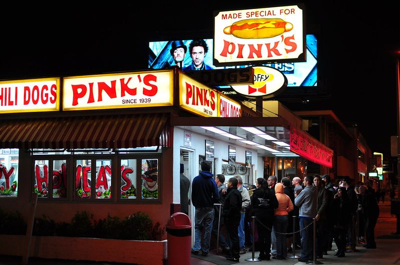 Pink's Hot Dogs – Los Angeles, California